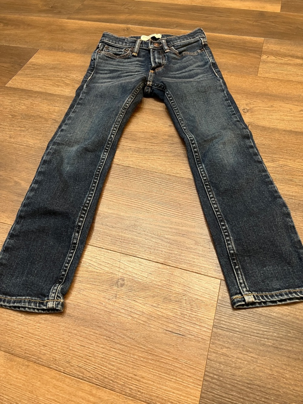 abercrombie kids Dark Blue Slim Straight Jeans